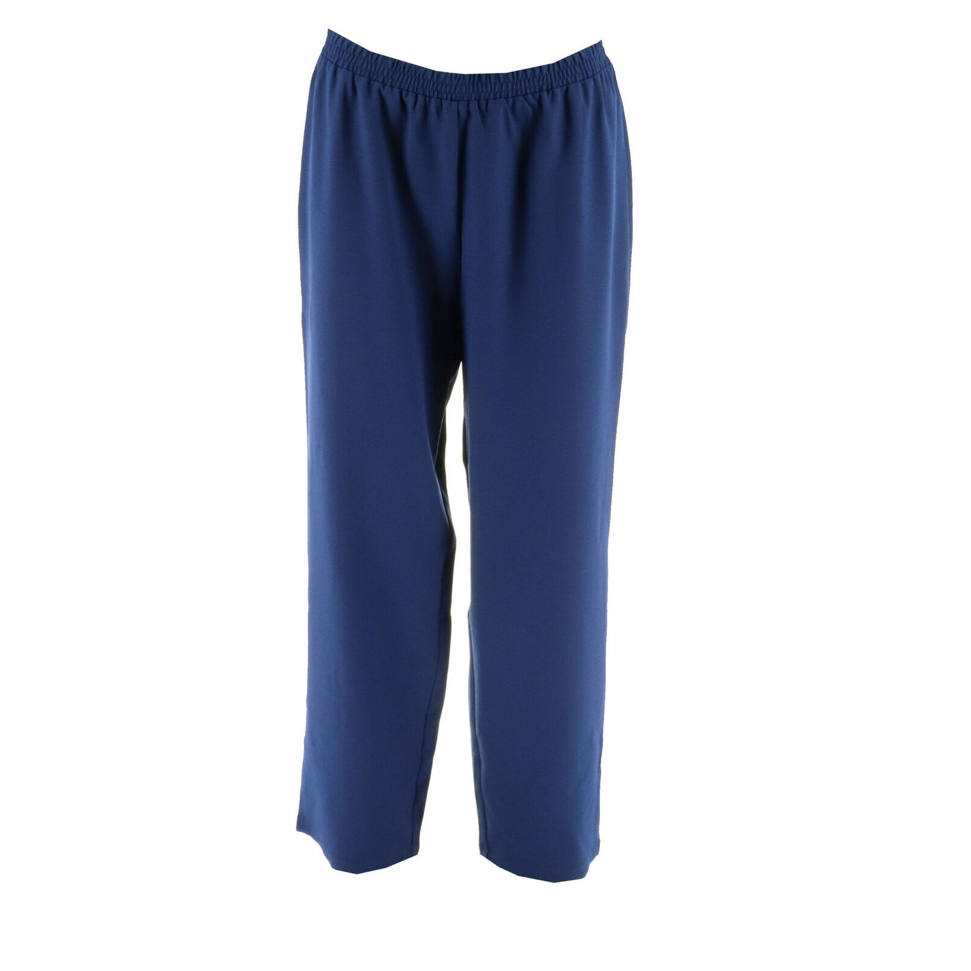 Bob Mackie Woven Crepe Pull-On Pants Rose M NEW A303006